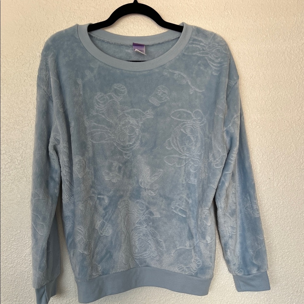 Light Blue Lilo and Stitch Sweatshirt size Medium 7-9 girls